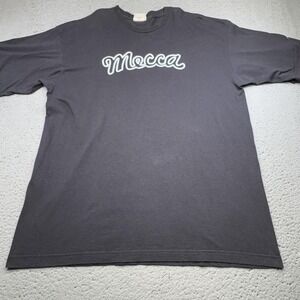 Vintage Mecca Shirt Mens 2XL Black Logo‎ Graphic Made USA Streetwear Hip Hop 90s